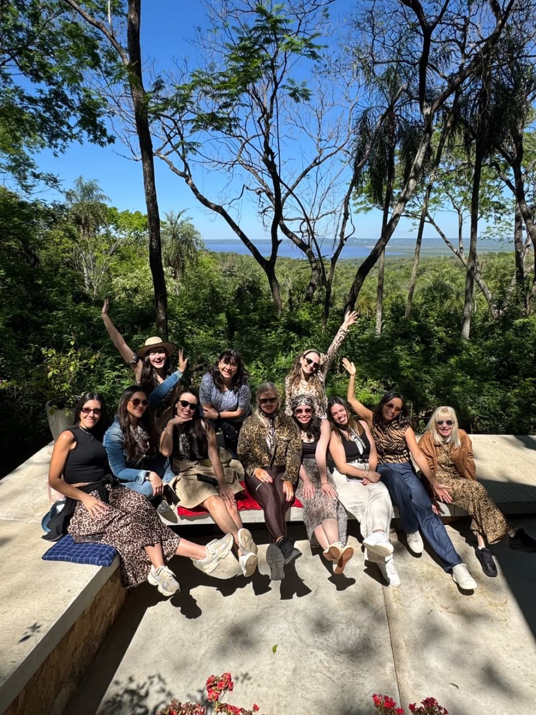 El equipo de REDi al aire libre, en el festejo de sus trece años